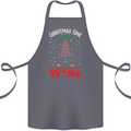 Christmas Better With Wine Funny Alcohol Cotton Apron 100% Organic Steel