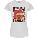 Christmas Cat Is This Jolly Enough Funny Womens Petite Cut T-Shirt White