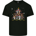 Christmas Cat Tree Funny Xmas Kids T-Shirt Childrens Black