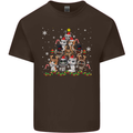 Christmas Cat Tree Funny Xmas Kids T-Shirt Childrens Chocolate