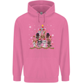 Christmas Cat Tree Funny Xmas Mens 80% Cotton Hoodie Azelea