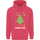 Christmas Chemistry Tree Funny Xmas Science Childrens Kids Hoodie Heliconia