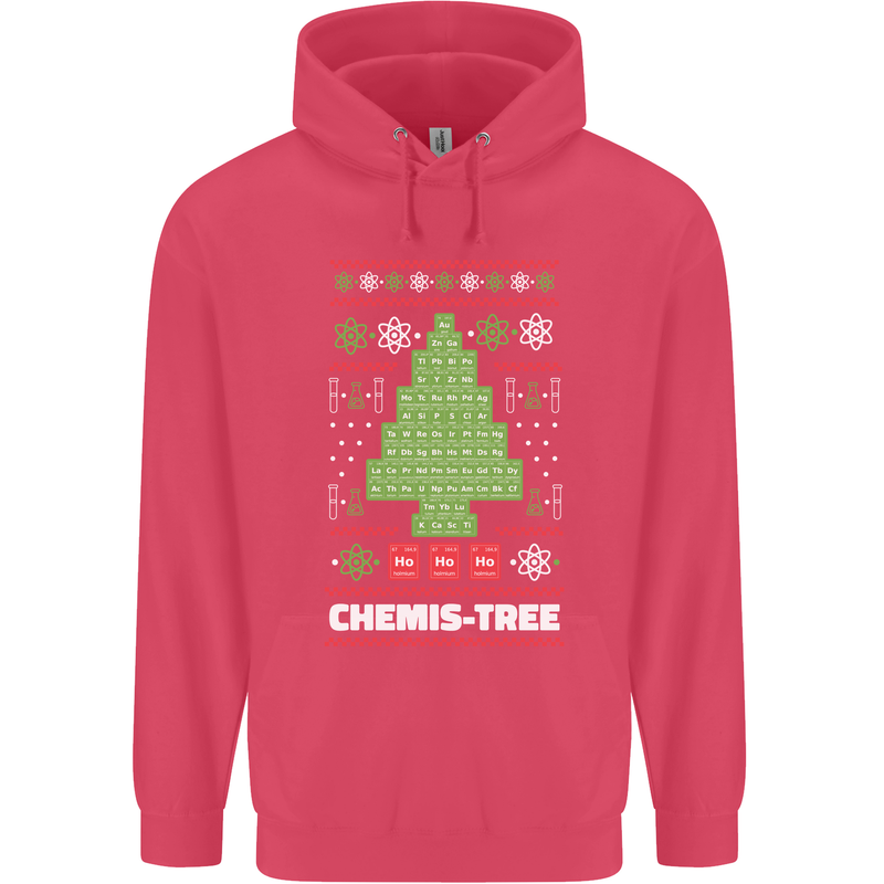 Christmas Chemistry Tree Funny Xmas Science Childrens Kids Hoodie Heliconia