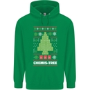 Christmas Chemistry Tree Funny Xmas Science Childrens Kids Hoodie Irish Green
