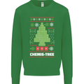 Christmas Chemistry Tree Funny Xmas Science Kids Sweatshirt Jumper Irish Green