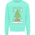 Christmas Chemistry Tree Funny Xmas Science Kids Sweatshirt Jumper Peppermint