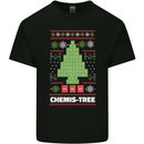 Christmas Chemistry Tree Funny Xmas Science Kids T-Shirt Childrens Black