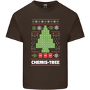 Christmas Chemistry Tree Funny Xmas Science Kids T-Shirt Childrens Chocolate