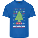 Christmas Chemistry Tree Funny Xmas Science Kids T-Shirt Childrens Royal Blue