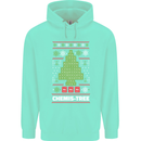 Christmas Chemistry Tree Funny Xmas Science Mens 80% Cotton Hoodie Peppermint