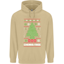 Christmas Chemistry Tree Funny Xmas Science Mens 80% Cotton Hoodie Sand