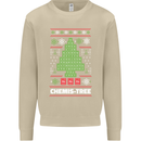 Christmas Chemistry Tree Funny Xmas Science Mens Sweatshirt Jumper Sand