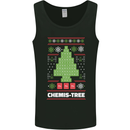 Christmas Chemistry Tree Funny Xmas Science Mens Vest Tank Top Black