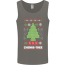 Christmas Chemistry Tree Funny Xmas Science Mens Vest Tank Top Charcoal
