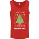 Christmas Chemistry Tree Funny Xmas Science Mens Vest Tank Top Red