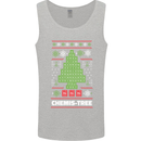 Christmas Chemistry Tree Funny Xmas Science Mens Vest Tank Top Sports Grey
