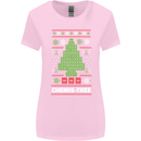 Christmas Chemistry Tree Funny Xmas Science Womens Wider Cut T-Shirt Light Pink
