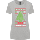 Christmas Chemistry Tree Funny Xmas Science Womens Wider Cut T-Shirt Sports Grey