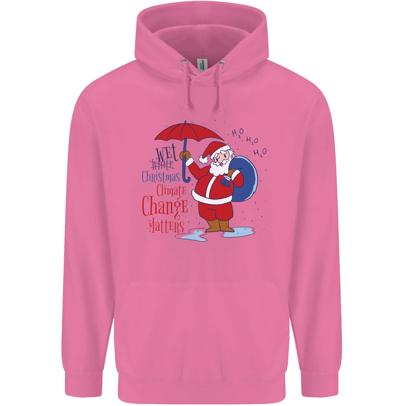 Christmas Climat Change Matters Santa Childrens Kids Hoodie Azalea