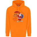 Christmas Climat Change Matters Santa Childrens Kids Hoodie Orange