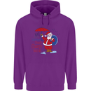 Christmas Climat Change Matters Santa Childrens Kids Hoodie Purple