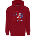 Christmas Climat Change Matters Santa Childrens Kids Hoodie Red