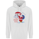 Christmas Climat Change Matters Santa Childrens Kids Hoodie White