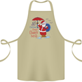 Christmas Climat Change Matters Santa Cotton Apron 100% Organic Khaki