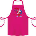 Christmas Climat Change Matters Santa Cotton Apron 100% Organic Pink