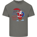 Christmas Climat Change Matters Santa Kids T-Shirt Childrens Charcoal