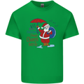 Christmas Climat Change Matters Santa Kids T-Shirt Childrens Irish Green