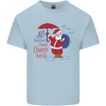 Christmas Climat Change Matters Santa Kids T-Shirt Childrens Light Blue