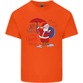 Christmas Climat Change Matters Santa Kids T-Shirt Childrens Orange