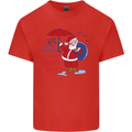 Christmas Climat Change Matters Santa Kids T-Shirt Childrens Red
