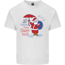 Christmas Climat Change Matters Santa Mens Cotton T-Shirt Tee Top White