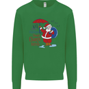 Christmas Climat Change Matters Santa Mens Sweatshirt Jumper Irish Green