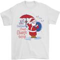 Christmas Climat Change Matters Santa Mens T-Shirt 100% Cotton White