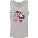 Christmas Climat Change Matters Santa Mens Vest Tank Top Sports Grey