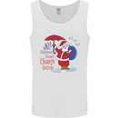 Christmas Climat Change Matters Santa Mens Vest Tank Top White