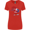 Christmas Climat Change Matters Santa Womens Wider Cut T-Shirt Red