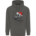 Christmas Cthulhu Skull Childrens Kids Hoodie Storm Grey