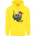 Christmas Cthulhu Skull Childrens Kids Hoodie Yellow