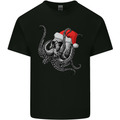 Christmas Cthulhu Skull Kids T-Shirt Childrens Black