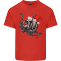Christmas Cthulhu Skull Kids T-Shirt Childrens Red