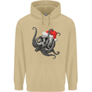 Christmas Cthulhu Skull Mens 80% Cotton Hoodie Sand