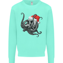 Christmas Cthulhu Skull Mens Sweatshirt Jumper Peppermint