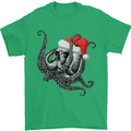 Christmas Cthulhu Skull Mens T-Shirt Cotton Gildan Irish Green