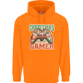 Christmas Gamer Funny Gaming Joypad Childrens Kids Hoodie Orange