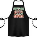 Christmas Gamer Funny Gaming Joypad Cotton Apron 100% Organic Black