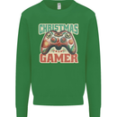 Christmas Gamer Funny Gaming Joypad Kids Sweatshirt Jumper Irish Green